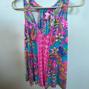 Lilly Pulitzer racerback tank top